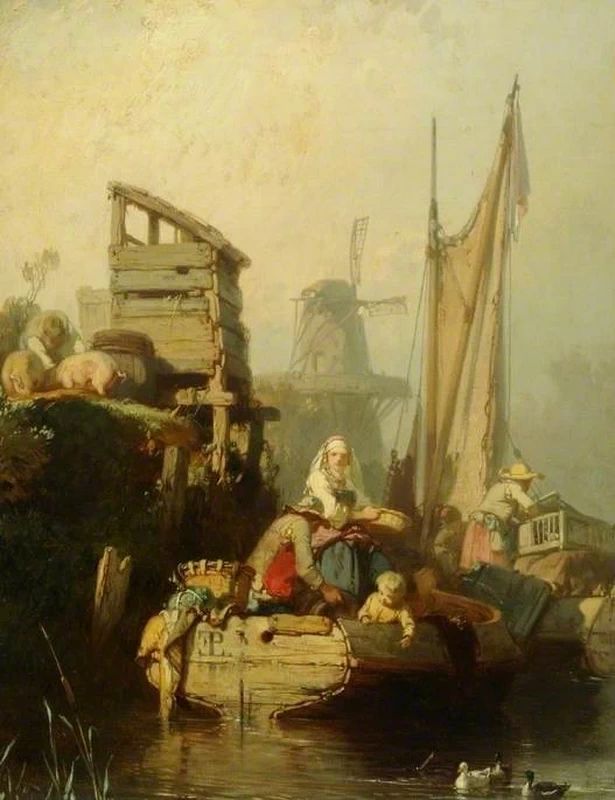 Un paesaggio fluviale